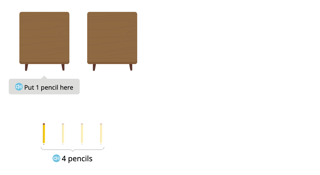 Split a set of 4 objects into two groups in different ways (Part 2)