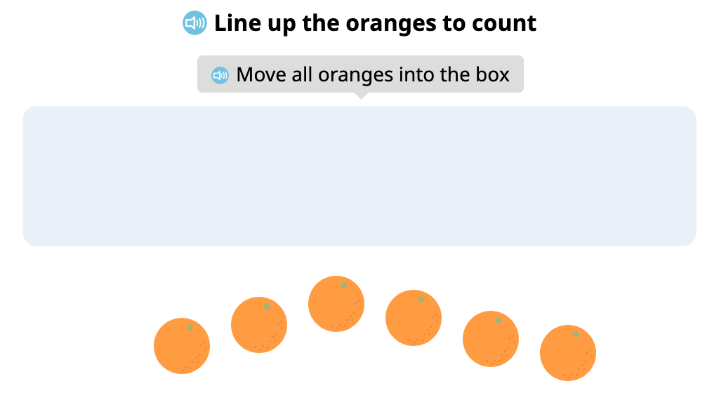 Align groups of identical objects and identify the total