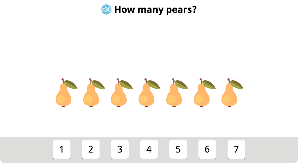 Recognize that one more than 7 is 8