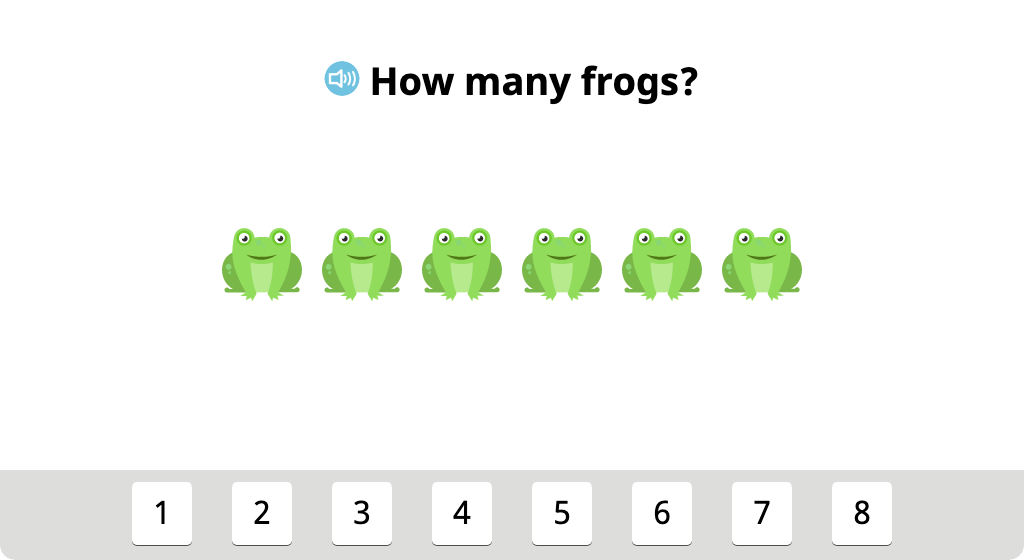 Identify totals of up to 8 identical objects