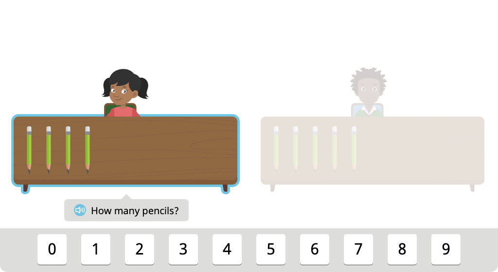 Combine and split groups of 9 identical objects and determine totals