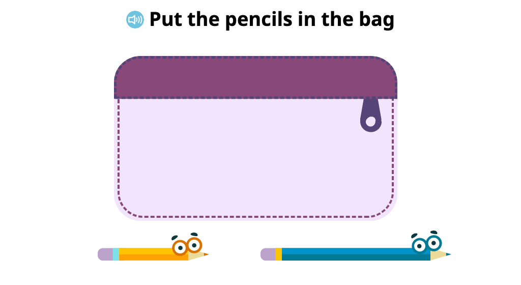 Determine which of two objects is longer or shorter