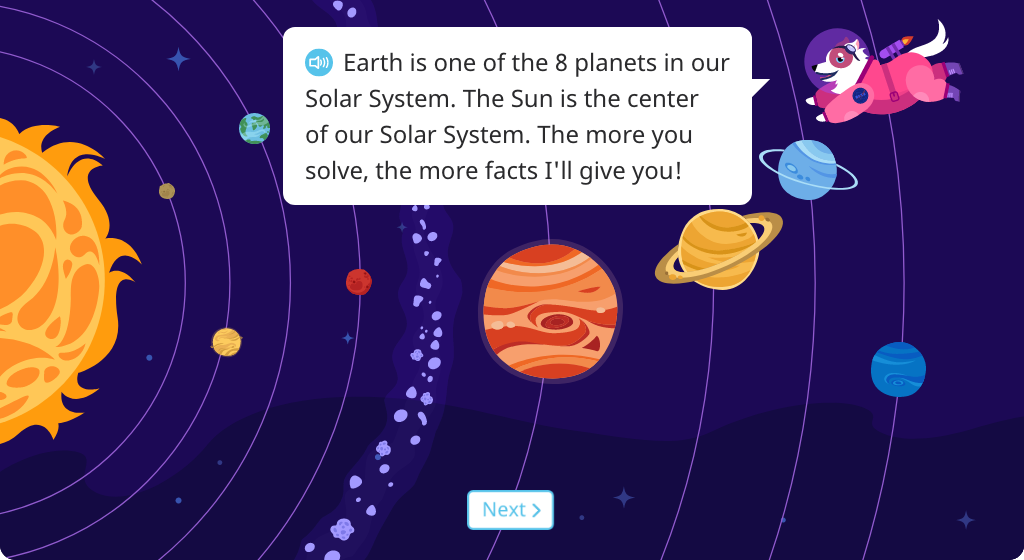 Use models to practice addition equations with a one- and two-digit addend