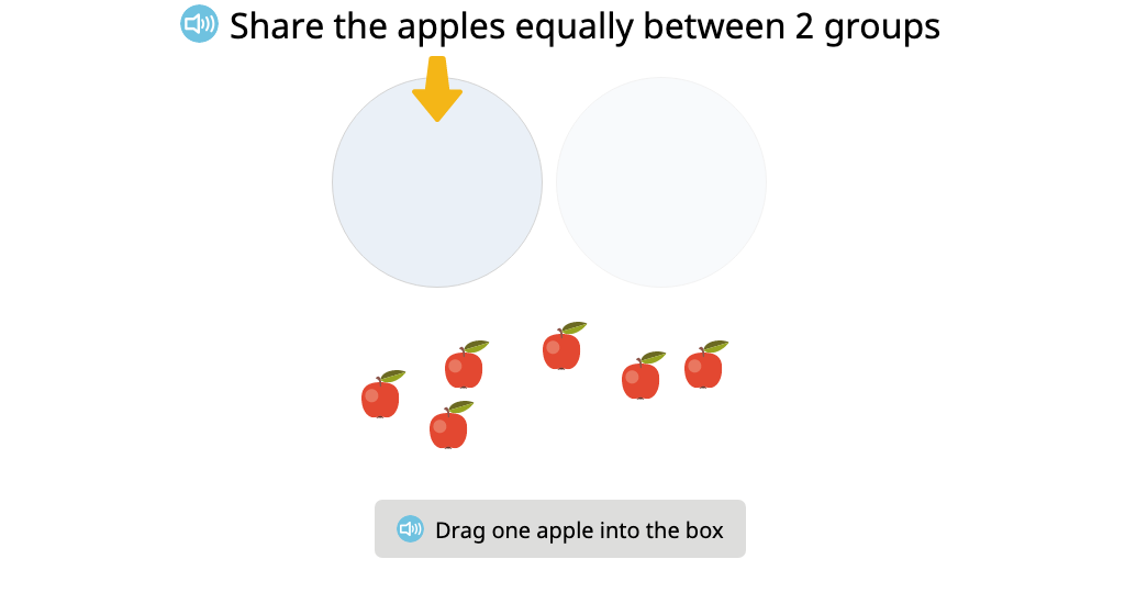Create equal groups by dealing objects one by one into a given number of groups