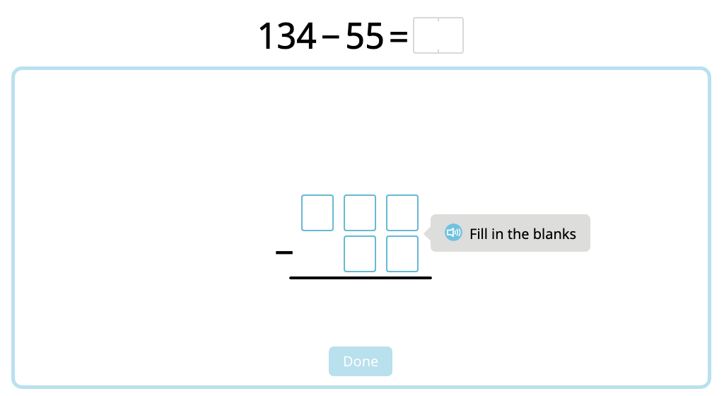 Solve 2- and 3-digit column subtraction with multiple exchanges (Part 2)