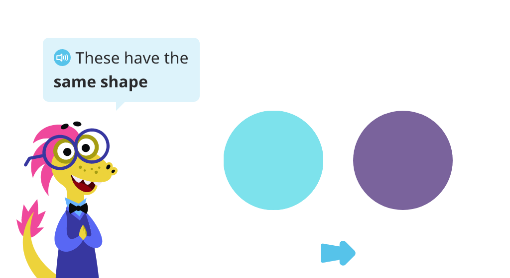 Identify whether two objects have the same shape (with different colors and patterns)