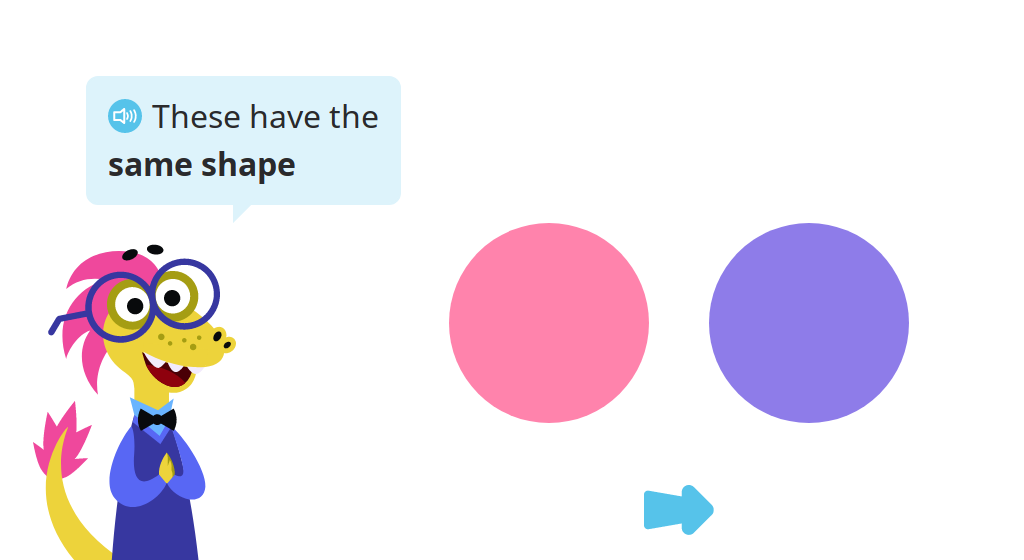 Identify whether two objects have the same shape (with different colors and patterns)