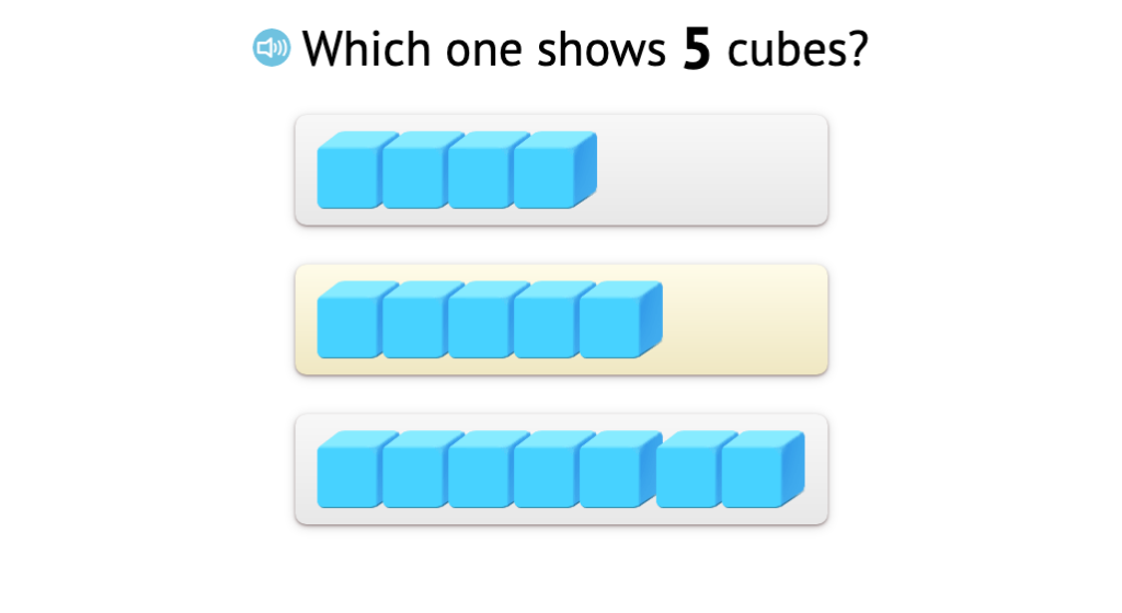 Identify a set of aligned objects that matches a given total up to 7