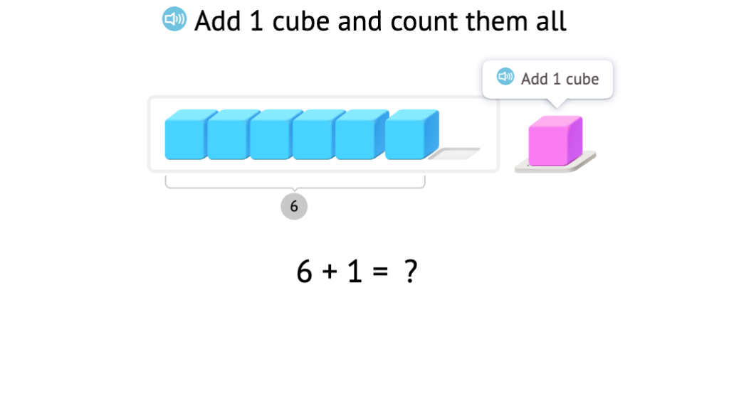 Solve +1 and -1 equations based on a model of base-10 blocks