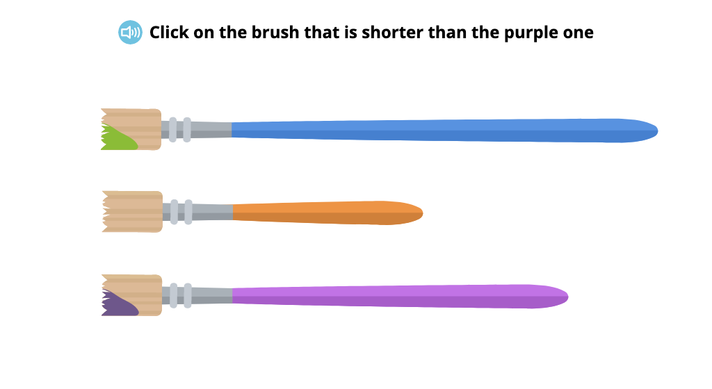 Compare objects based on longer/shorter