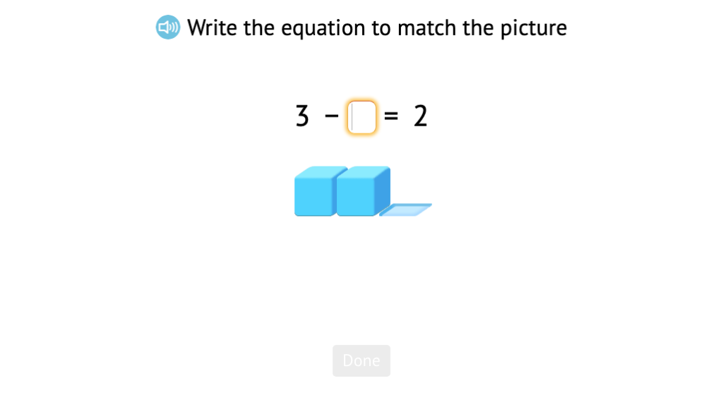 Determine a missing subtrahend in subtraction equations within 5