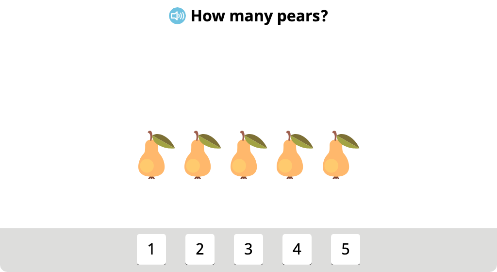 Recognize that one more than 5 is 6