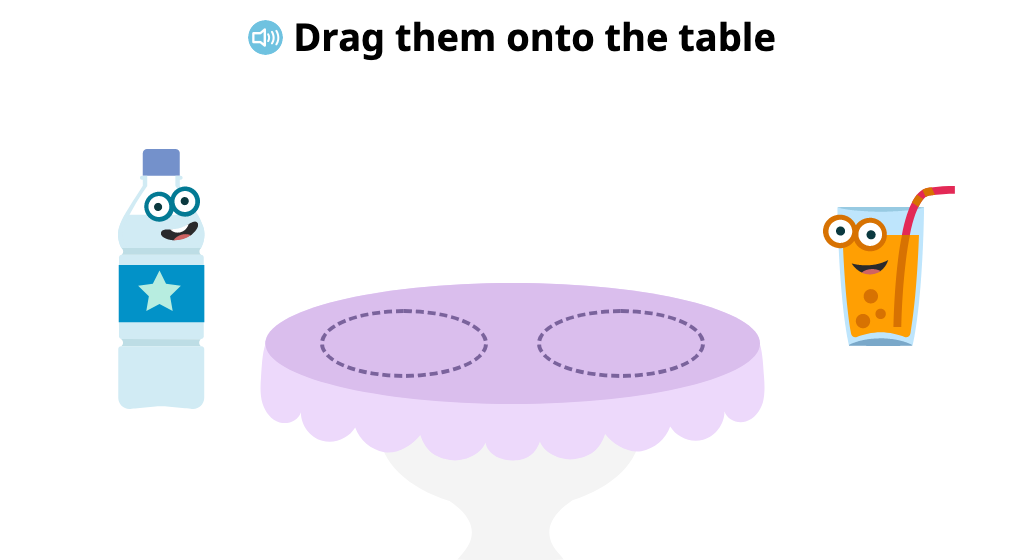 Determine which of two objects is taller