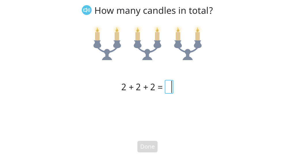 Compose and solve a multiplication equation based on a model, a repeated addition equation, and the number of "groups"
