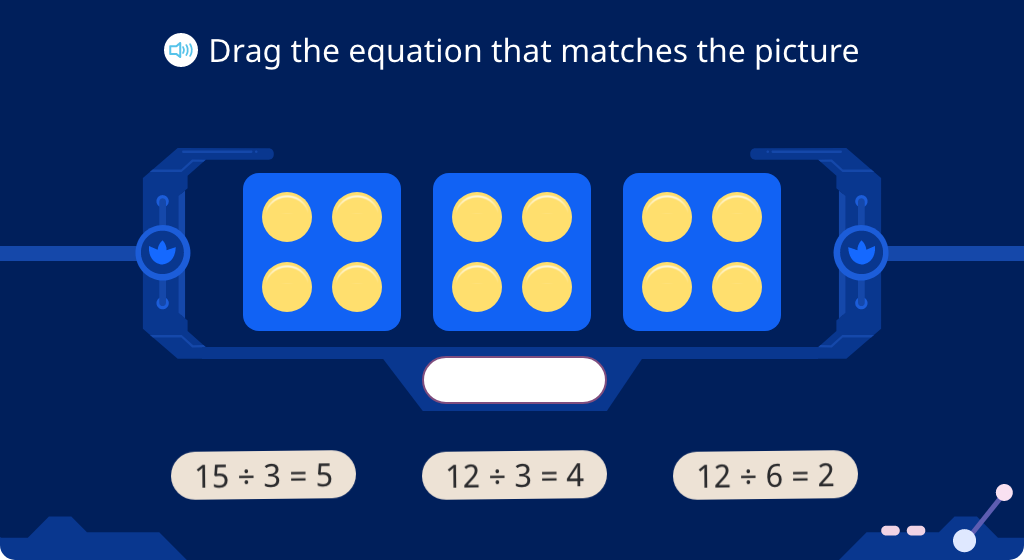 Model division equations and solve