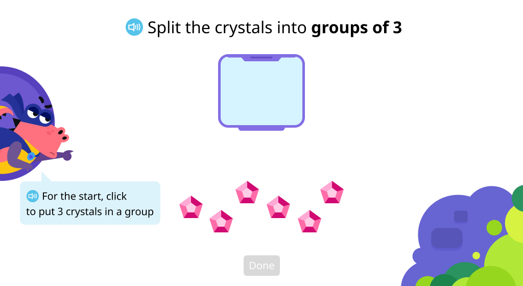 Divide objects into groups