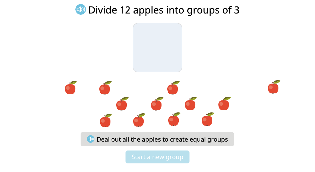 Compose and solve a division equation based on a model (Part 2)
