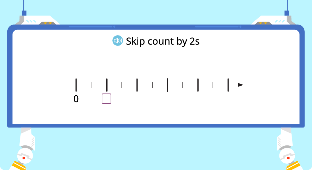 Skip count by 2 (Level 1)