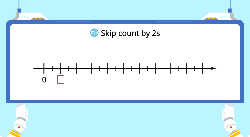 Skip count by 2 (Level 2)