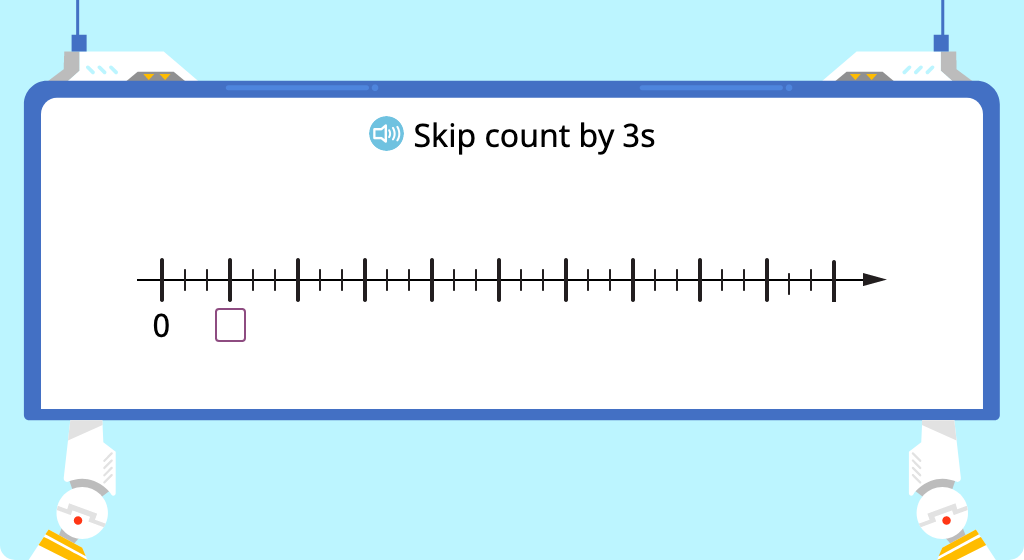 Skip count by 3 (Level 2)