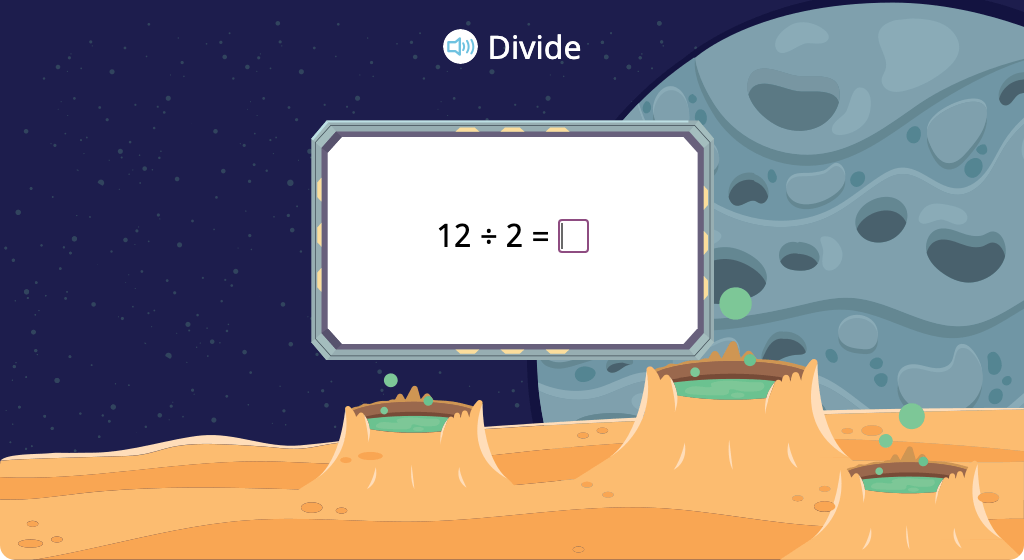 Solve division equations with a divisor of 2 (Level 3)