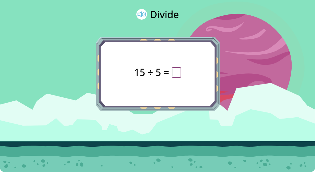 Solve division equations with a divisor of 5 (Level 1)