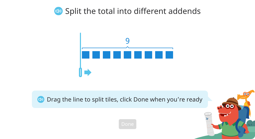 Explore the distributive property of multiplication