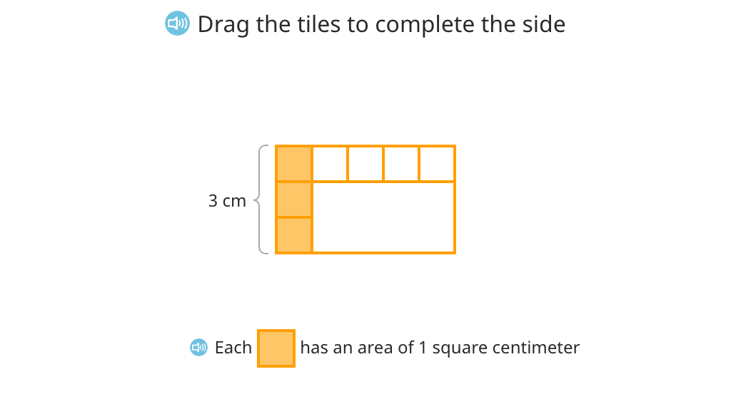 Multiply to find the area of a tiled rectangle (Level 1)