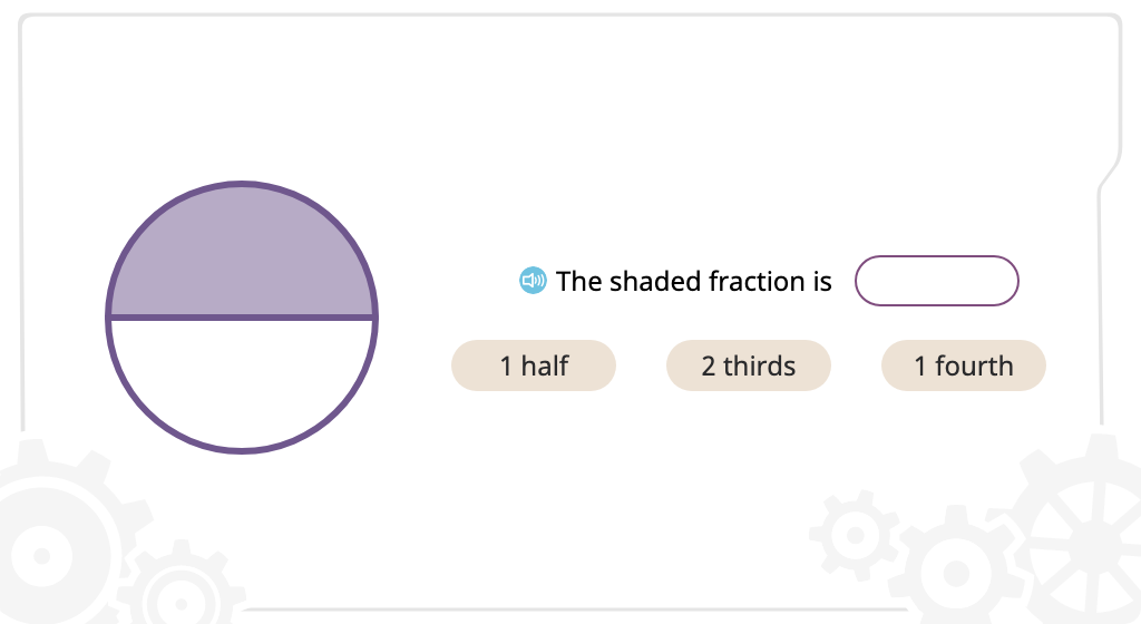 Identify unit fractions written in standard form