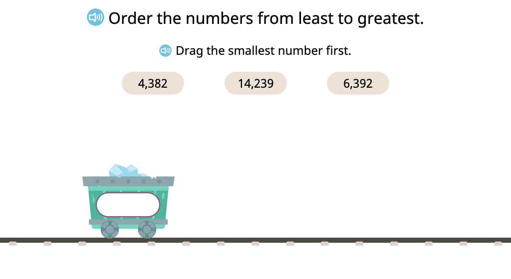 Order numbers in ascending and descending order using < and > (Part 1)