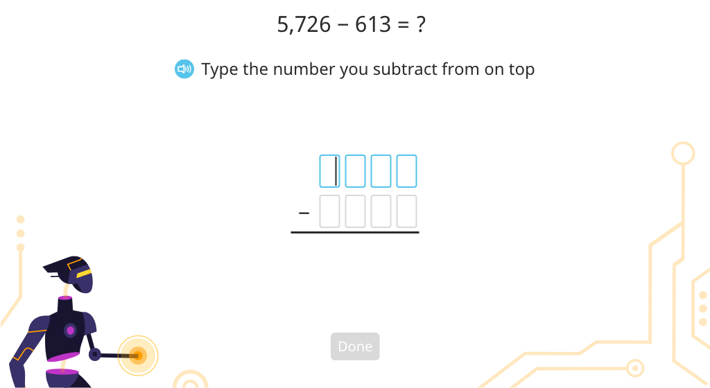 Write and solve multi-digit column subtraction