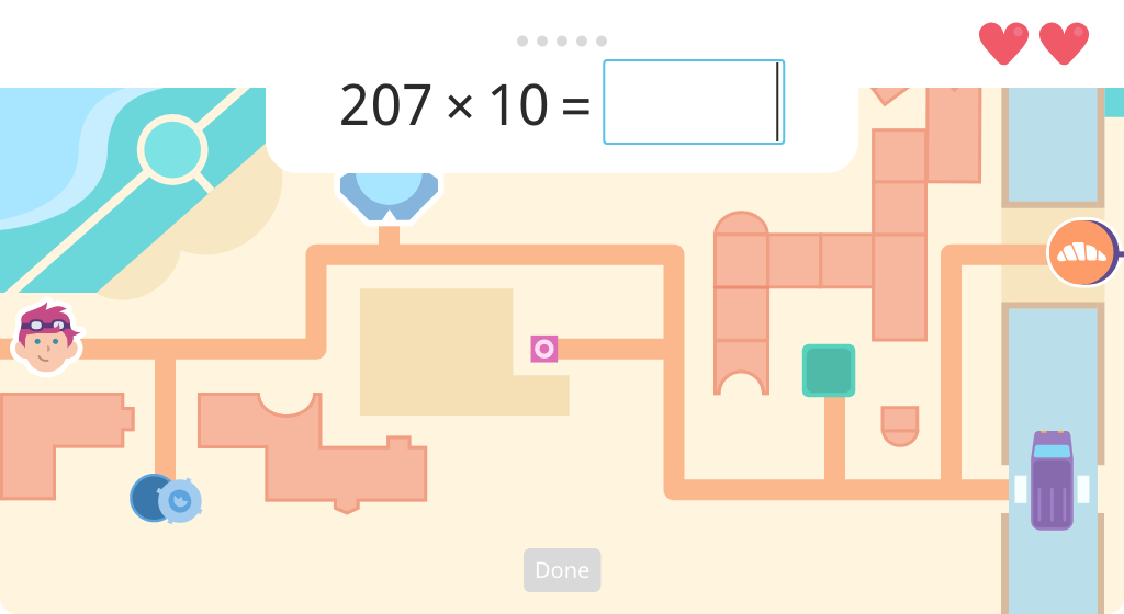 Multiply whole numbers by powers of 10 (Level 2)