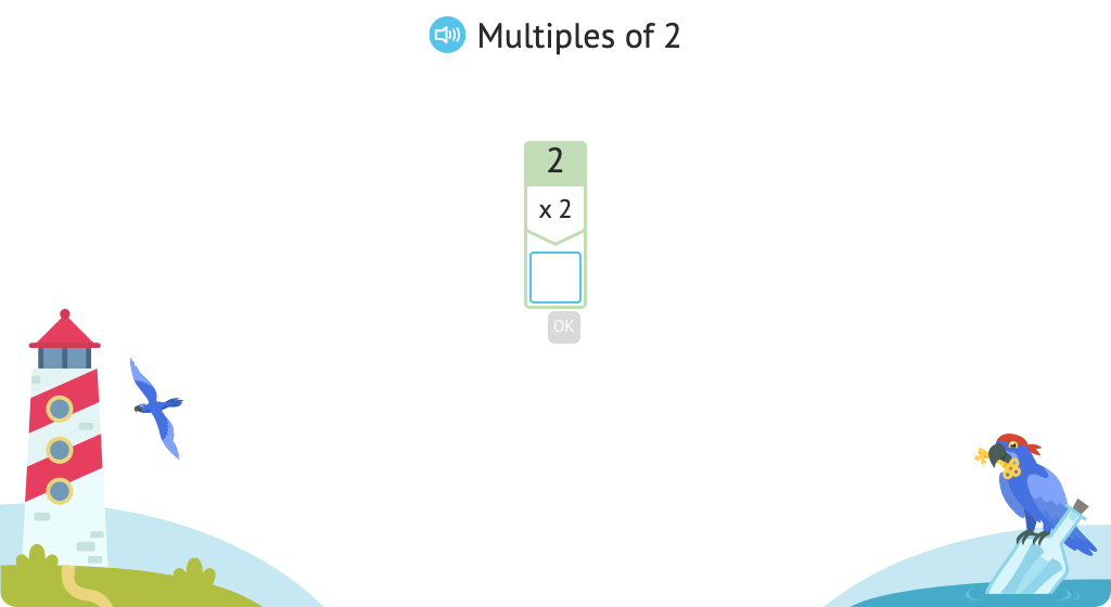 Multiply to find multiples of a given number