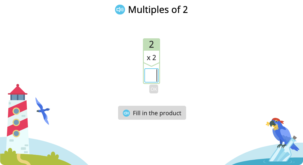 Multiply to find multiples of a given number