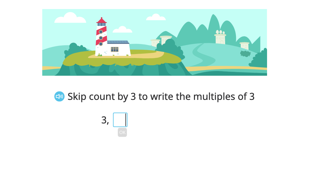 List and identify multiples of a given number