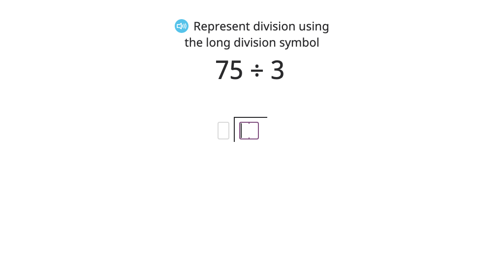 Model and solve a division problem that involves regrouping using long division (two-digit quotient)