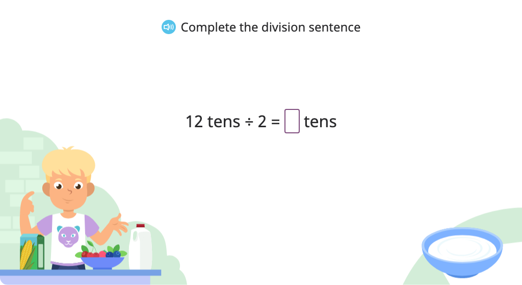 Divide using unit notation and standard notation (Level 1)