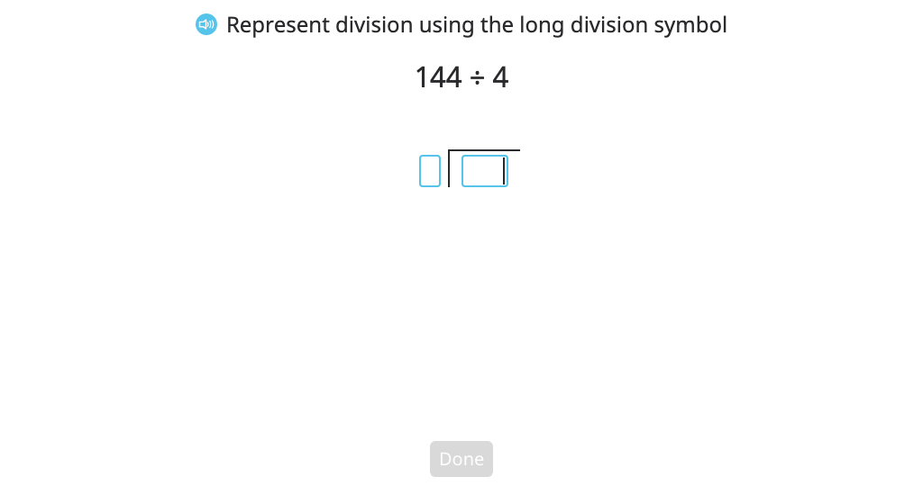 Divide using long division and a disk model (with regrouping and a remainder) (Part 5)