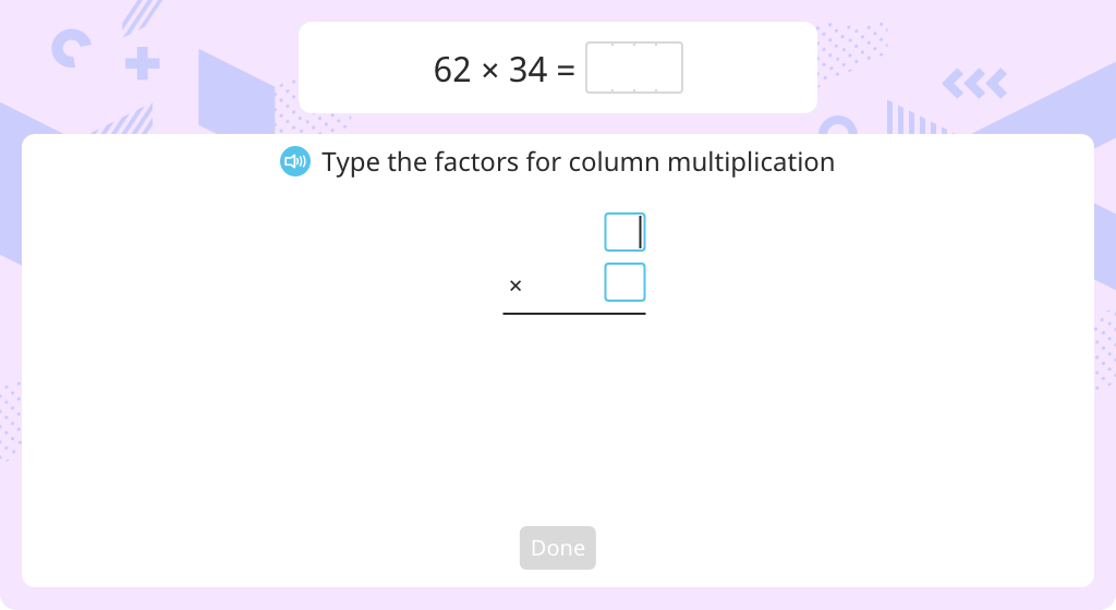 Multiply using partial products and the standard algorithm with regrouping (Part 2)