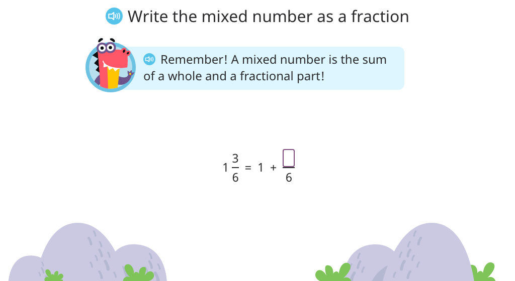 Rename a mixed number as a fraction to subtract a fraction