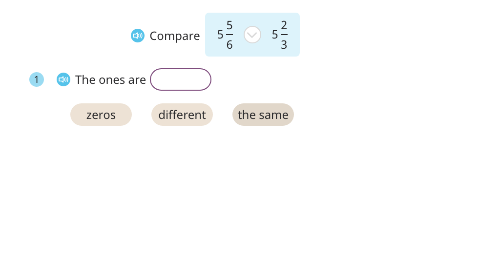 Compare mixed numbers with different denominators (Part 2)