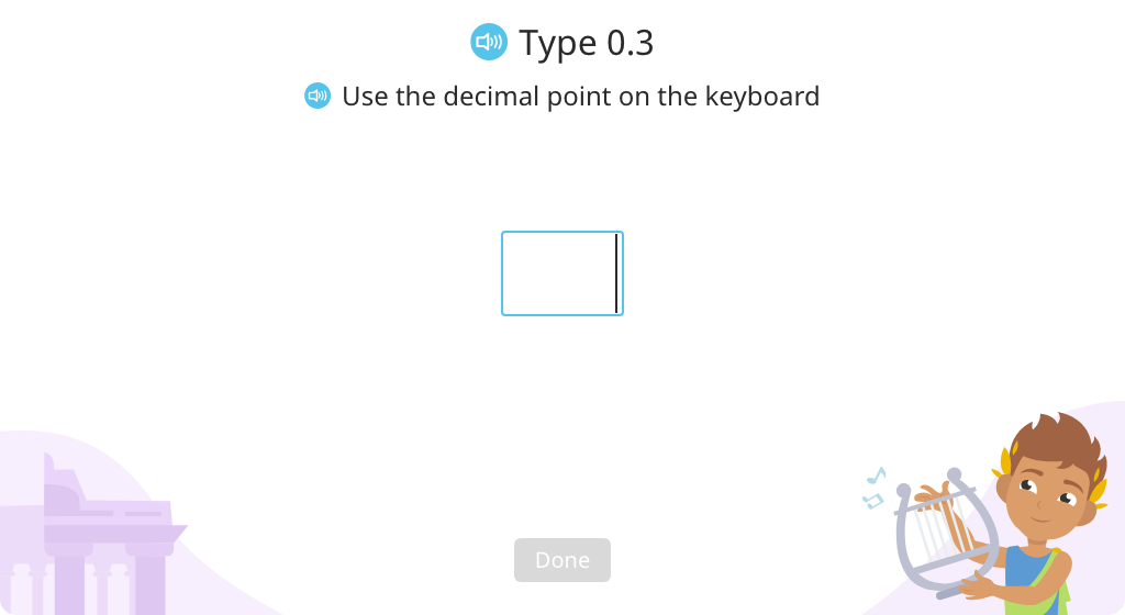 Rewrite a fraction in tenths as a decimal, and vice versa