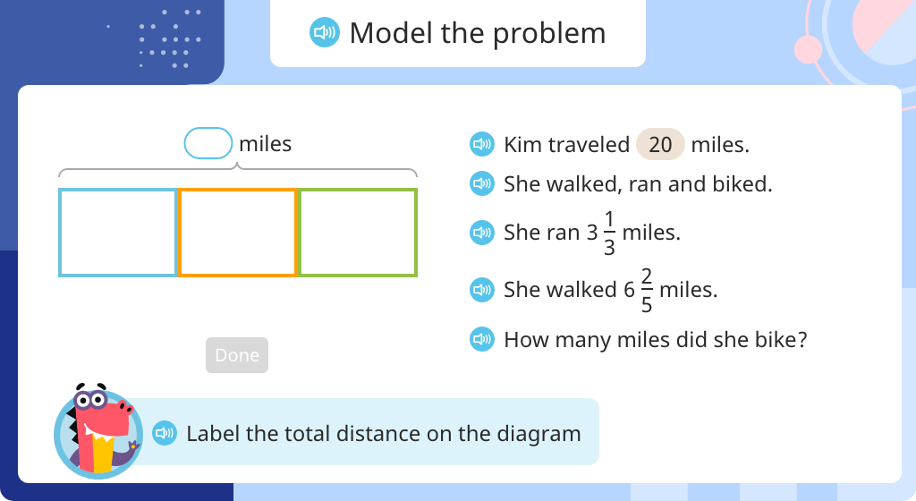Solve a multi-step word problem with mixed numbers with unlike denominators (Part 1)