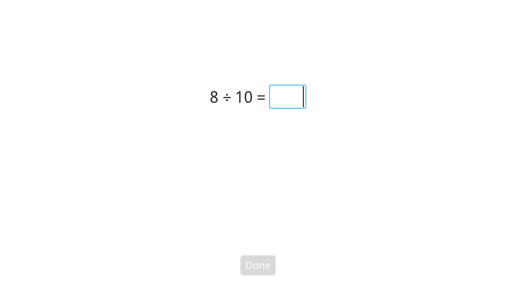 Divide a number by 10, 100, and 1,000