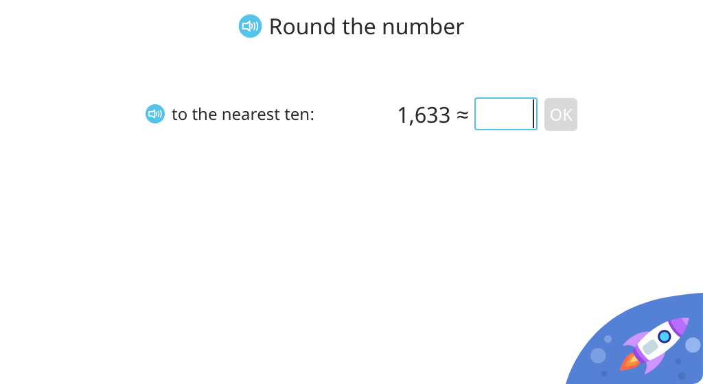 Round a multi-digit number to various place values