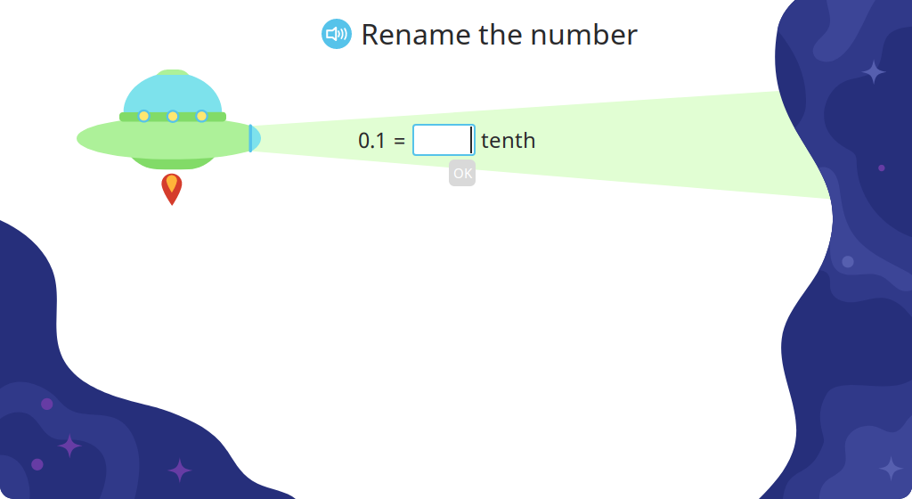Rename decimal numbers in unit form