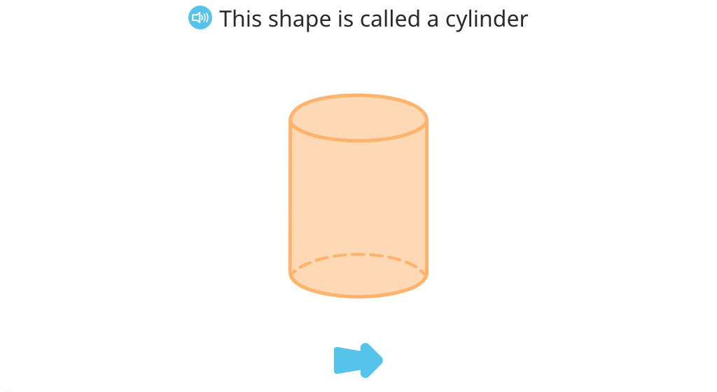 Identify cylinders from among 3-D shapes