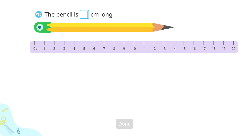 Subtract to compare lengths of measured objects