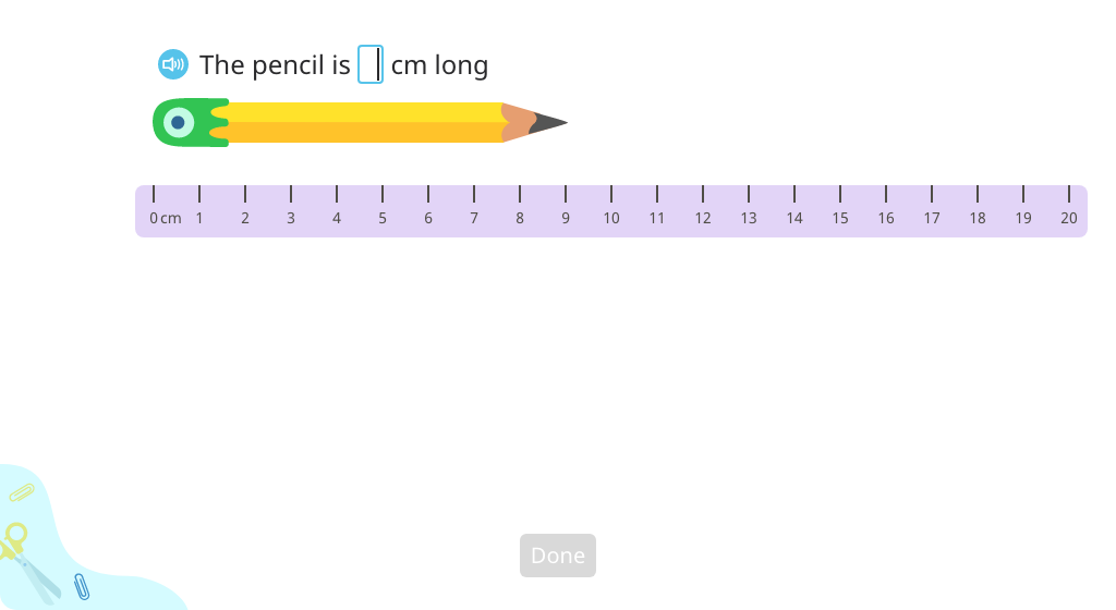 Subtract to compare lengths of measured objects