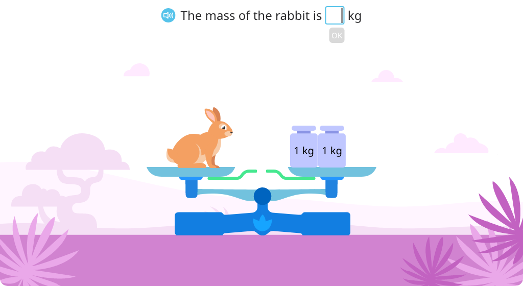 Measure the mass of objects in grams using a pan balance